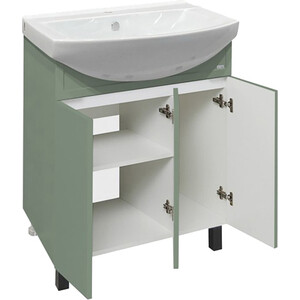 Тумба под раковину Runo Римини 70х28 мята (00-00001275)