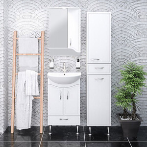 Тумба под раковину Runo Севилья 48х29 белая (00000000792)