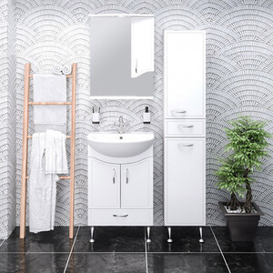 Тумба под раковину Runo Севилья 60х30 белая (00000000791)