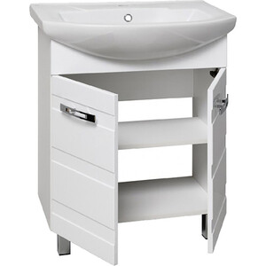 Тумба под раковину Runo Турин 60х31 белая (УТ000002093)