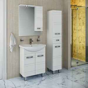 Тумба под раковину Runo Турин 60х31 белая (УТ000002093)