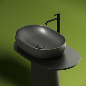 Раковина-чаша Ceramicanova Element 60х42 темный антрацит матовый (CN6047MDH)