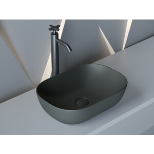 Раковина-чаша Ceramicanova Element 46х33 темный антрацит матовый (CN6009MDH)