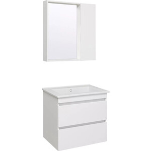Мебель для ванной Runo Манхэттен 66х47 белая