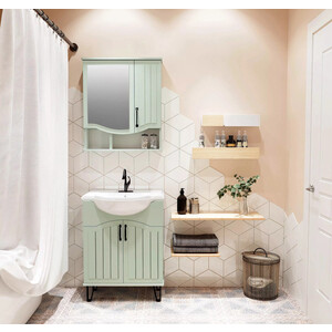 Мебель для ванной Runo Марсель 66х42 мята