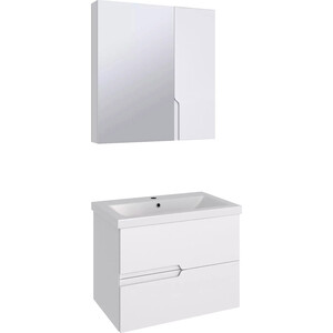 Мебель для ванной Runo Стокгольм 70х45 белая