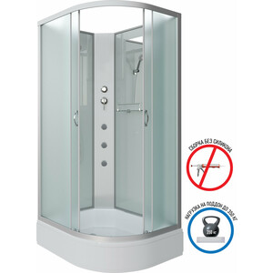 Душевая кабина Niagara NG-33084-14LBKG 100х80х200 левая