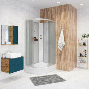 Душевая кабина Niagara NG-33084-14RBK 100х80х200 правая