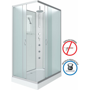 Душевая кабина Niagara NG-43185-14QBKTG 110х80х210-240