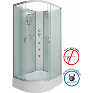 Душевая кабина Niagara NG-33394-14RBKG 130х90х200 правая