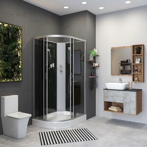 Душевая кабина Niagara NG-3512-14RBK 120х80х200 правая