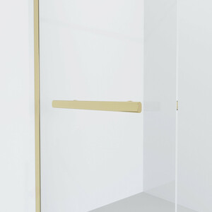 Душевая перегородка Niagara Nova 110x195 прозрачная, холодное золото (NG-641-11GOLD)