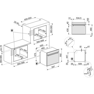 Электрический духовой шкаф Smeg SO6302S3PX