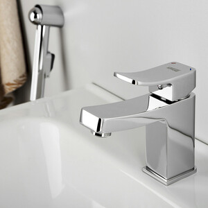 Смеситель для раковины Wasserkraft Aller с гигиенической лейкой, хром (1068)