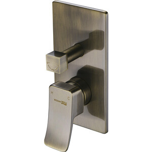 Смеситель для ванны Wasserkraft Exter светлая бронза (1641)