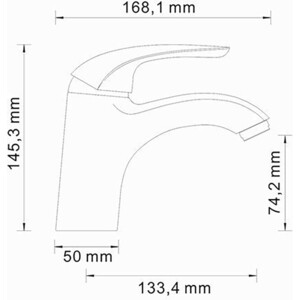 Смеситель для раковины Wasserkraft Rossel хром (2803)