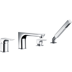 Смеситель на борт ванны Wasserkraft Salm на 4 отверстия, хром (2755)