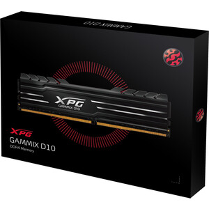 Память оперативная ADATA 32GB (2 x 16Gb) DDR4 UDIMM, XPG GAMMIX D10, 3600MHz CL18-22-22, 1.35V, Черный Радиатор AX4U360016G18I-DB10