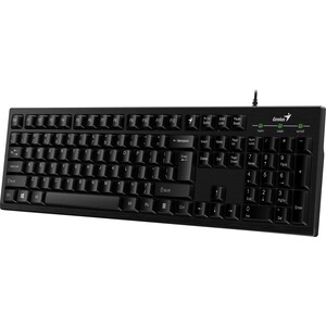 Клавиатура Genius Smart KB-101 Black USB, Only Laser (Hairline design), клавиш 105, провод 1.5 м