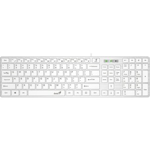Клавиатура Genius SlimStar 126 WhiteUSB (Only Laser)
