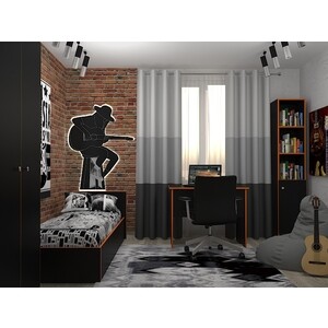 Кровать МДК Black 80х200 Оранж (BL - КР9О)