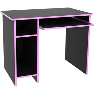Стол письменный МДК Black Розовый (BL - СТК1Р)