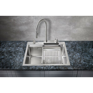 Кухонная мойка Milacio Denia 57 Steel сталь нержавеющая (MC.77400)