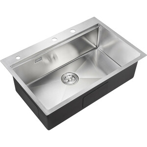 Кухонная мойка Milacio Denia 75 Steel сталь нержавеющая (MC.77420)