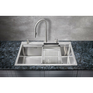 Кухонная мойка Milacio Denia 75 Steel сталь нержавеющая (MC.77420)