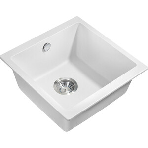 Кухонная мойка Milacio Leon 45 Cuarzo белая (MC.77092)