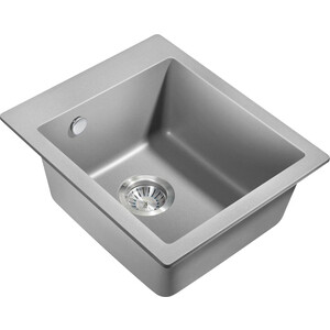 Кухонная мойка Milacio Murcia 42 Cuarzo серый металлик (MC.77043)