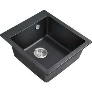 Кухонная мойка Milacio Murcia 46 Cuarzo черная матовая (MC.77031)