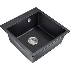 Кухонная мойка Milacio Murcia 51 Cuarzo черная матовая (MC.77021)