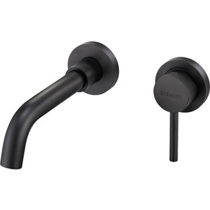 Смеситель для раковины Milacio Ultra с механизмом, черный матовый (MCU.552.MB)