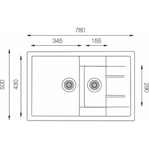Кухонная мойка TopZero Valentina Ground