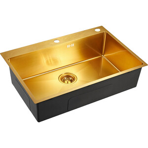 Кухонная мойка EMAR EMB-125A PVD Nano Golden