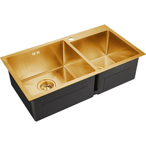 Кухонная мойка EMAR EMB-210 PVD Nano Golden