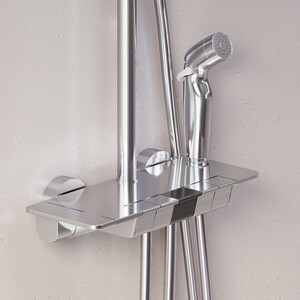 Душевая система Damixa Gala с термостатом и гигиенической лейкой, хром (953770000)