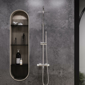 Душевая система Damixa Scandinavian Pure с термостатом, хром (936810000)