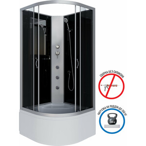 Душевая кабина Niagara NG-2509-14BKG 100х100х200