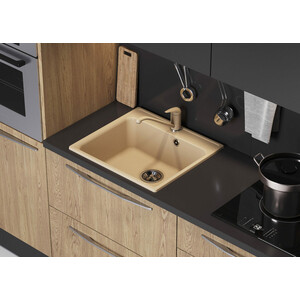 Кухонная мойка Polygran Quartz Bond 530 туман