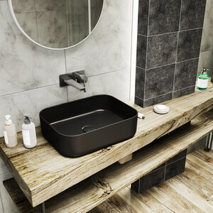 Раковина-чаша Point Меркурий 50х39 черная матовая (PN43832BM)