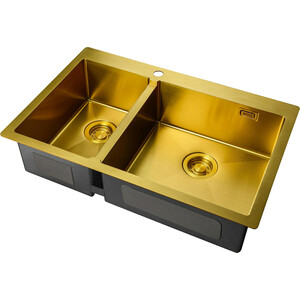 Кухонная мойка ZorG Light ZL R 780-2-510-R бронза