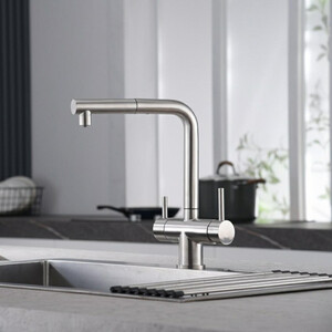 Смеситель для кухни EMAR ЕСВ 7017 сатин