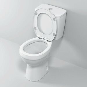 Унитаз-компакт безободковый Niagara Brava с сиденьем-микролифт (NG-9901)