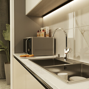 Смеситель для кухни Mixline ML27-032 хром (4610211000896)