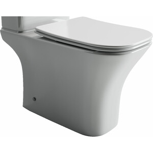 Унитаз (чаша) Ceramicanova Alfa Rimless с сиденьем-микролифт (CN9002-B)