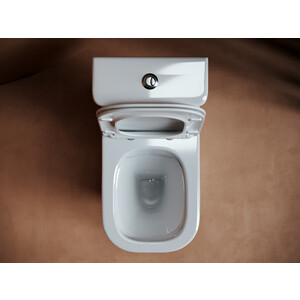 Унитаз (чаша) Ceramicanova Alfa Rimless с сиденьем-микролифт (CN9002-B)