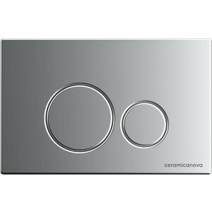 Инсталляция для унитаза Ceramicanova Envision с кнопкой смыва Round хром матовый (CN1001M)