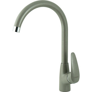 Смеситель для кухни Lemark Linara серый шелк (LM0405PGS)